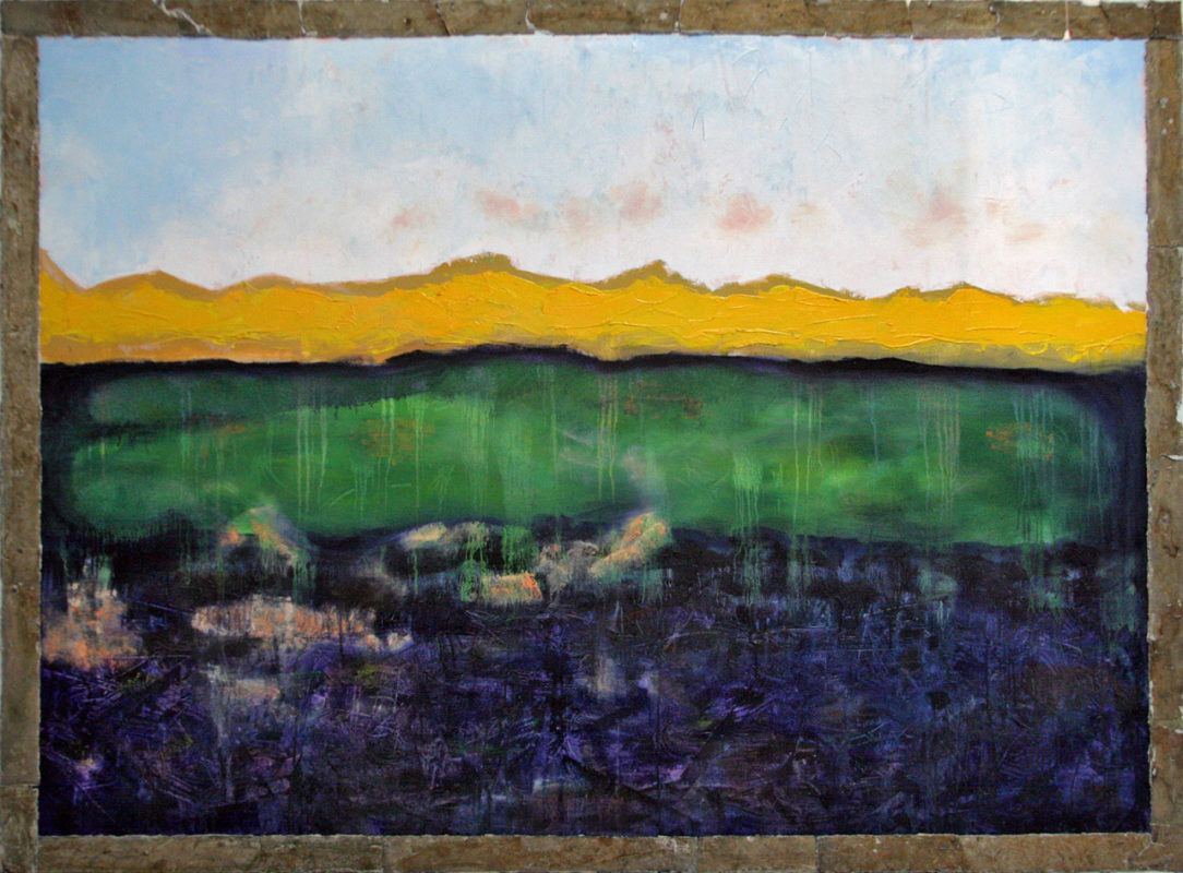 Memory of a Farm, Oil on Canvas, 54 in x 72 in, 2007